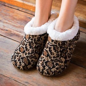 Leopard Print Slippers
